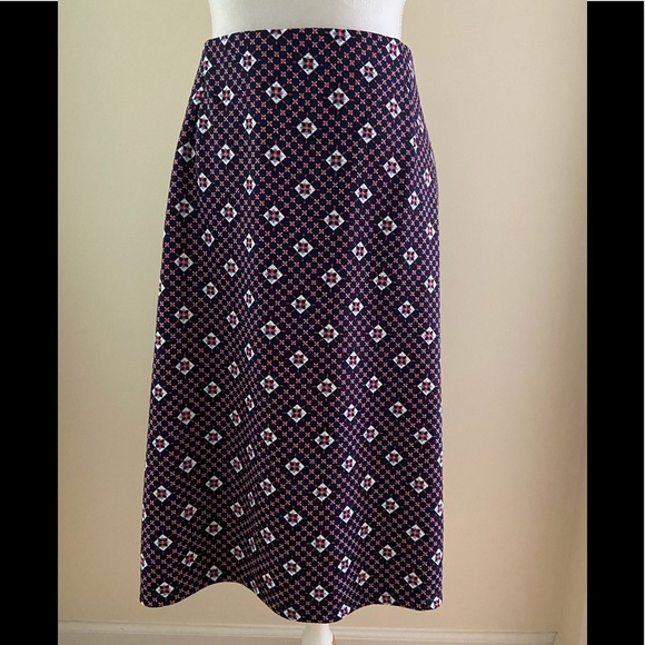 Cato Dresses & Skirts - Cute Navy Blue, White & Red Skirt